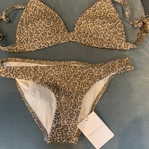 Zimmermann Swim Zimmermann Bikini Leopard Poshmark